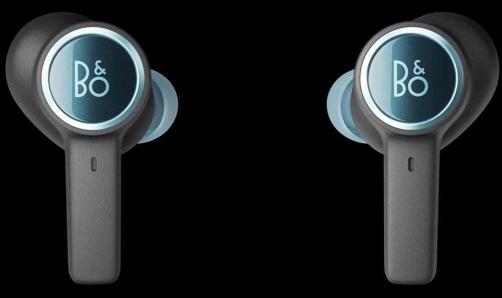 Słuchawki dokanałowe BANG & OLUFSEN Beoplay EX dźwięk jakość bezprzewodowe ładowanie praca brzmienie basy