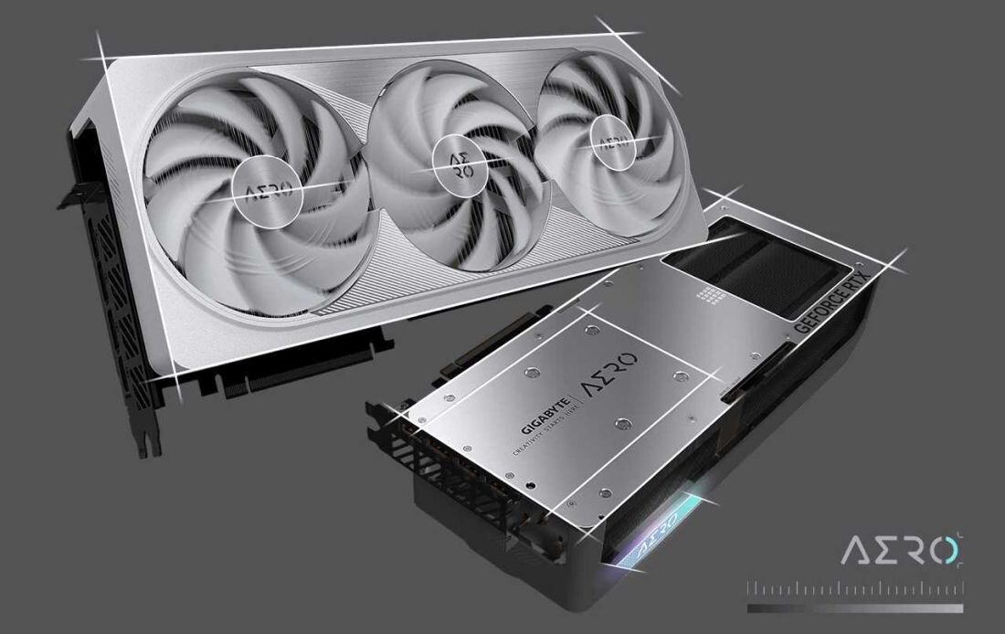 Karta graficzna GIGABYTE GeForce RTX 4090 Aero OC 24GB DLSS 3 - Karta graficzna