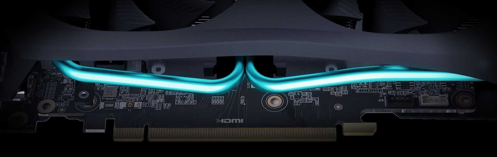 Karta graficzna ZOTAC Gaming GeForce RTX 4070 Gaming Twin Edge 12GB OC DLSS 3 - Kompozytowe rurki cieplne