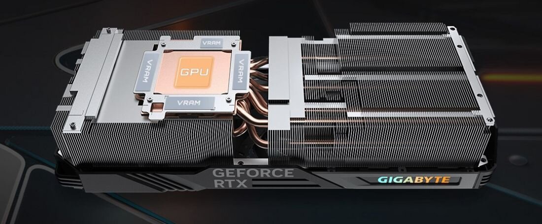 Karta graficzna GIGABYTE GeForce RTX 4090 Gaming 24GB DLSS 3 - Komora parowa