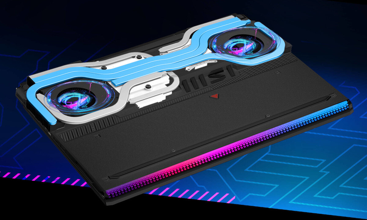 Laptop MSI Raider GE78HX 13VI-246PL  chłodzenie temperatura wentylatory hałas