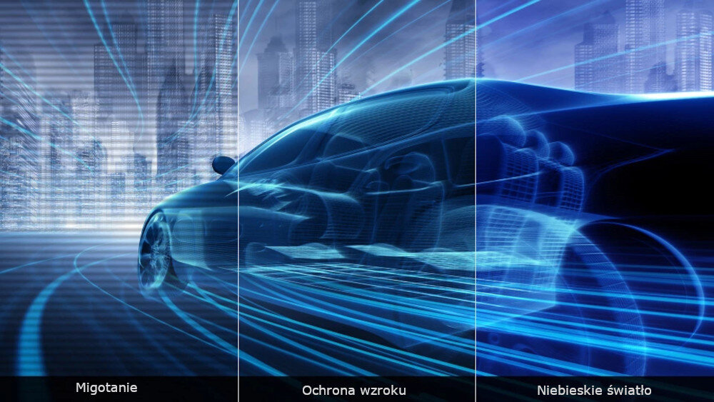 Monitor VIEWSONIC Omni VX2428J (VS19276) wzrok migotanie niebieskie światło Flicker-Free