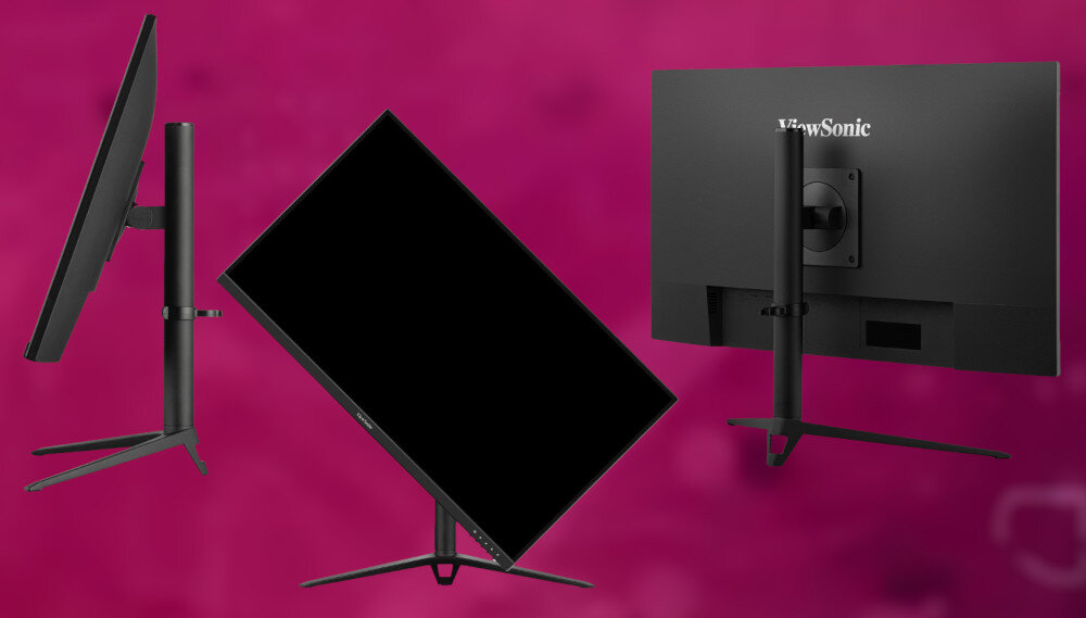 Monitor VIEWSONIC Omni VX2428J (VS19276) regulacja nachylenie wysokość obrót pivot