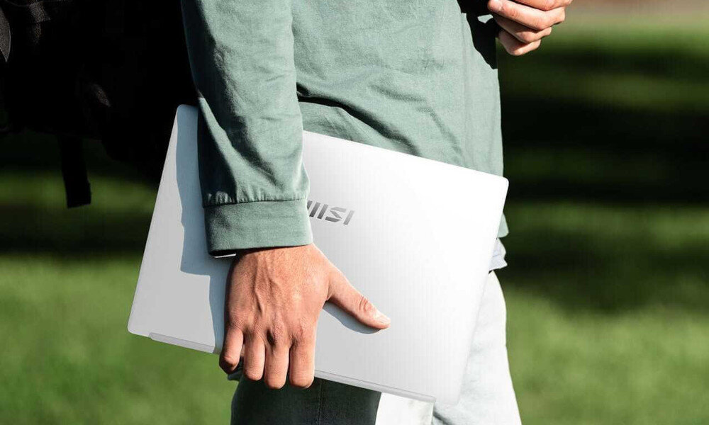 Laptop MSI Modern B7M-051PL wielkość waga konstrukcja bateria