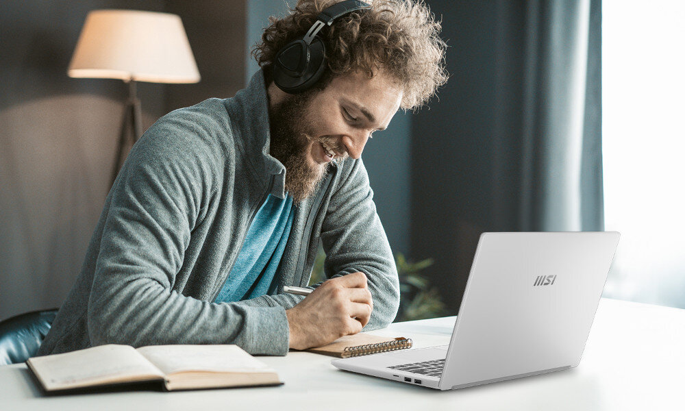 Laptop MSI Modern C11M-229PL dźwięk jakość głośniki próbkowanie