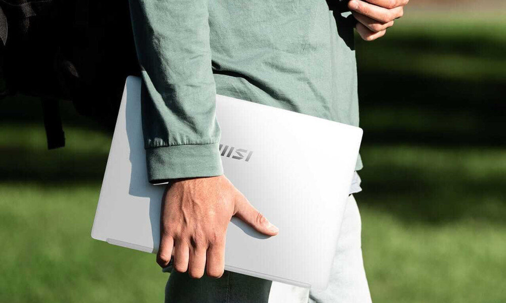 Laptop MSI Modern C11M-229PL wielkość waga konstrukcja bateria