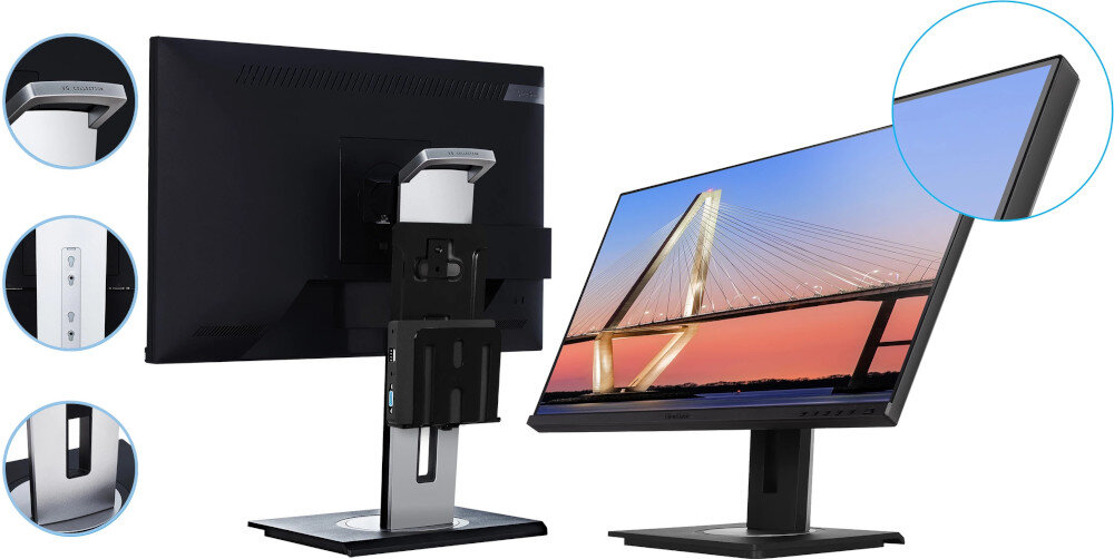 Monitor VIEWSONIC VG Series VG2748A-2 (VS18981) konstrukcja ramka rączka organizacja