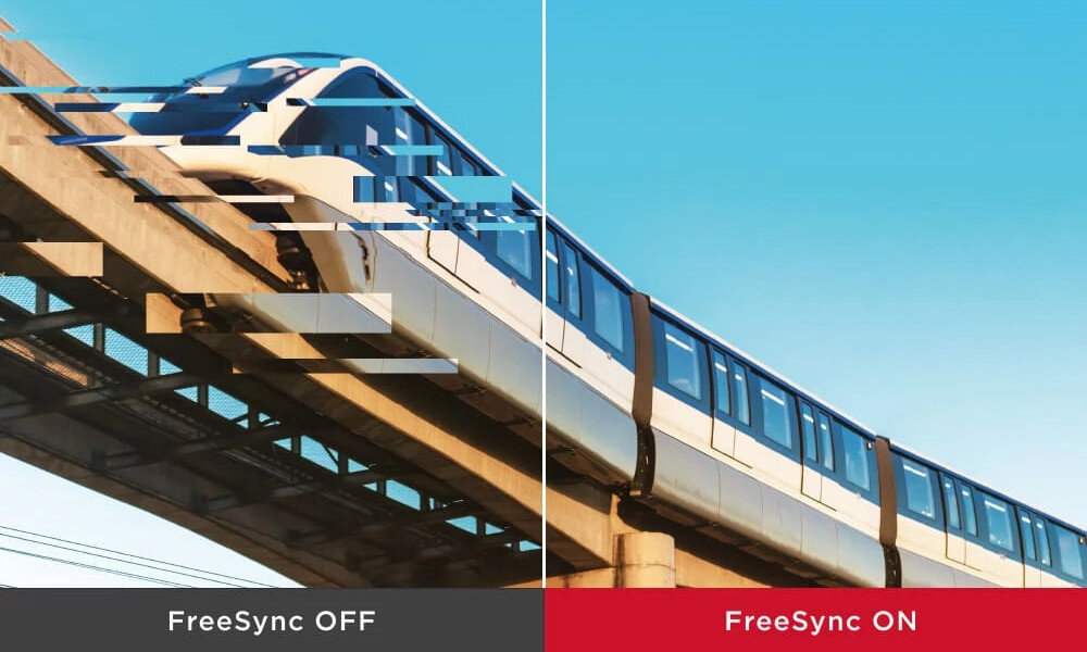 Monitor VIEWSONIC VA2215-H technologie obsługa FreeSync rozerwanie ekranu