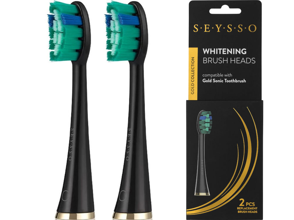 Końcówka szczoteczki SEYSSO Gold Black Whitening 87 (2 szt.) zestaw