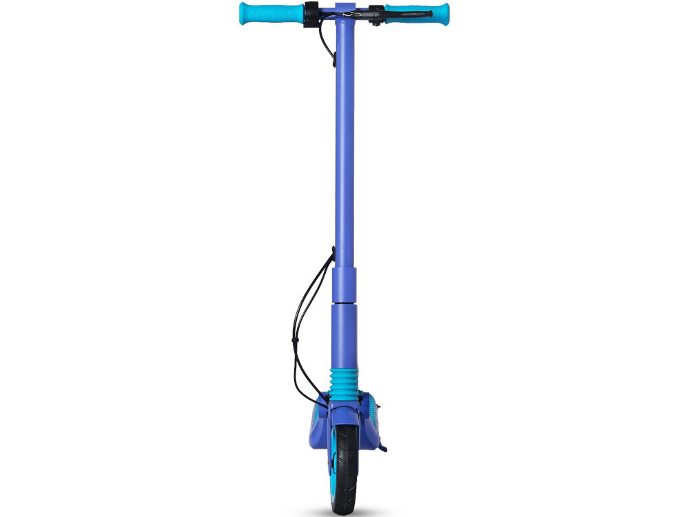 Hulajnoga elektryczna RIDER Bulet Niebieski dwa tryby jazdy ECO do 7 km/h SPORT do 14 km/h wybor za pomoca manetki