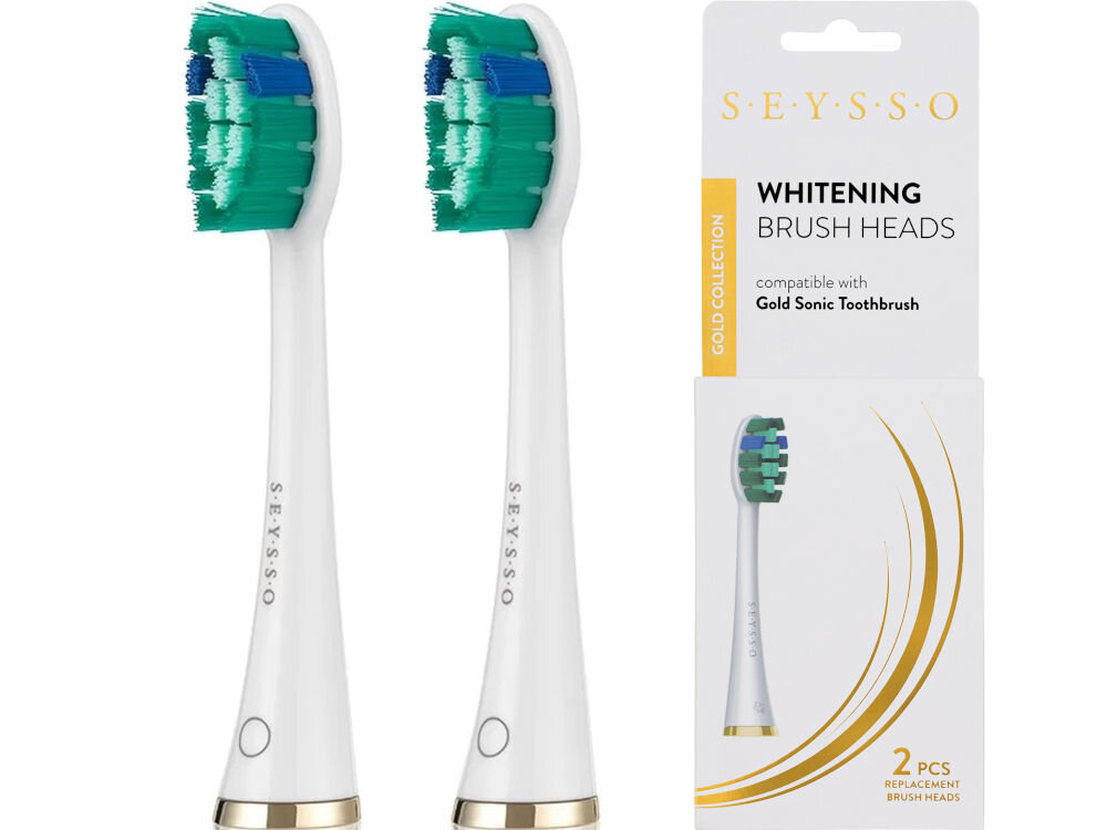 Końcówka szczoteczki SEYSSO Gold White Whitening 87 (2 szt.) zestaw