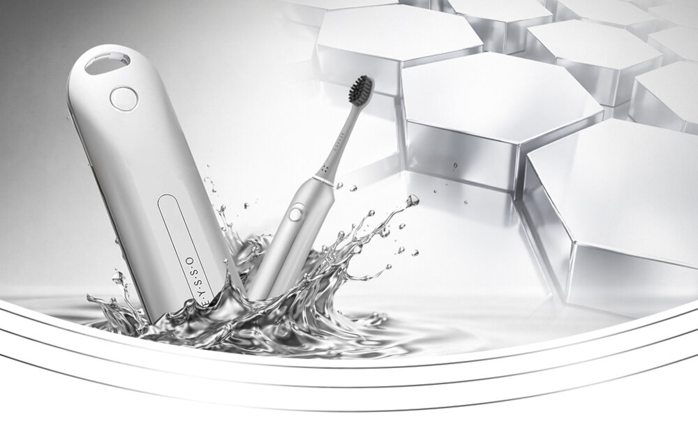 Szczoteczka soniczna SEYSSO Professional Silver funkcja DCT