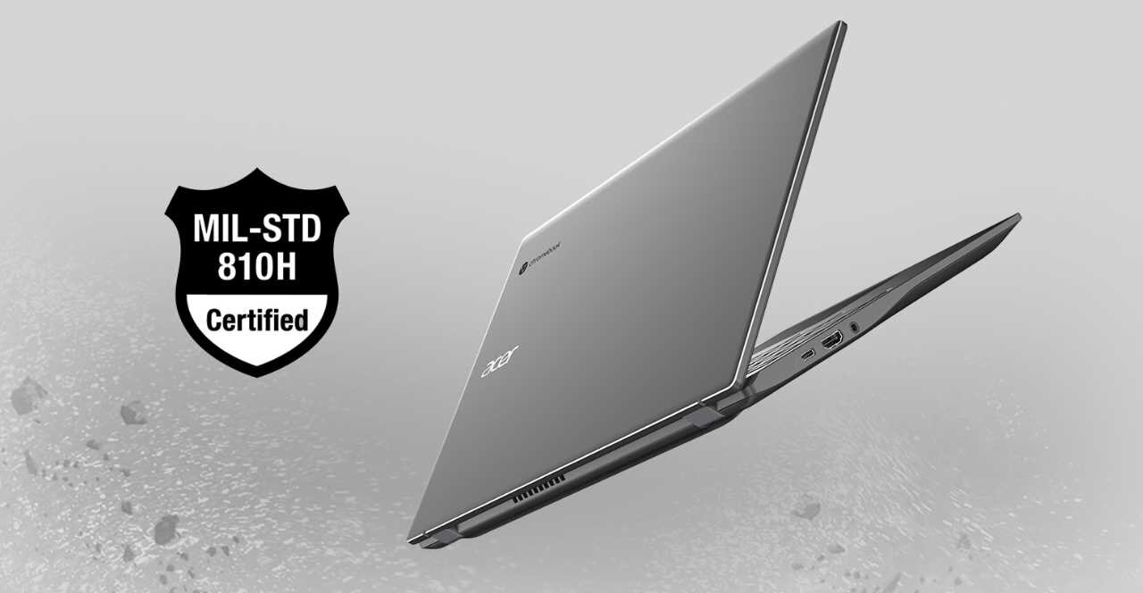 Laptop ACER Chromebook 515 - wytrzymałość