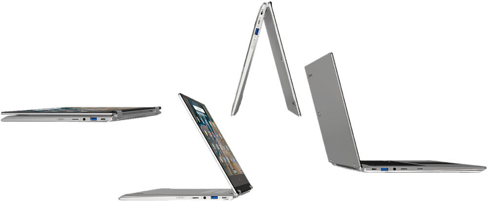 Laptop ACER Chromebook Spin 514 CP514-1H-R4WX zawias obracanie ustawienie pozycja