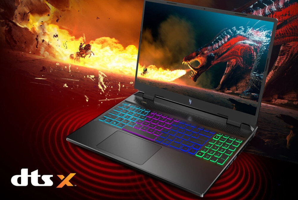 Laptop ACER Nitro AN17-41-R15C dźwięk głośniki audio jakość