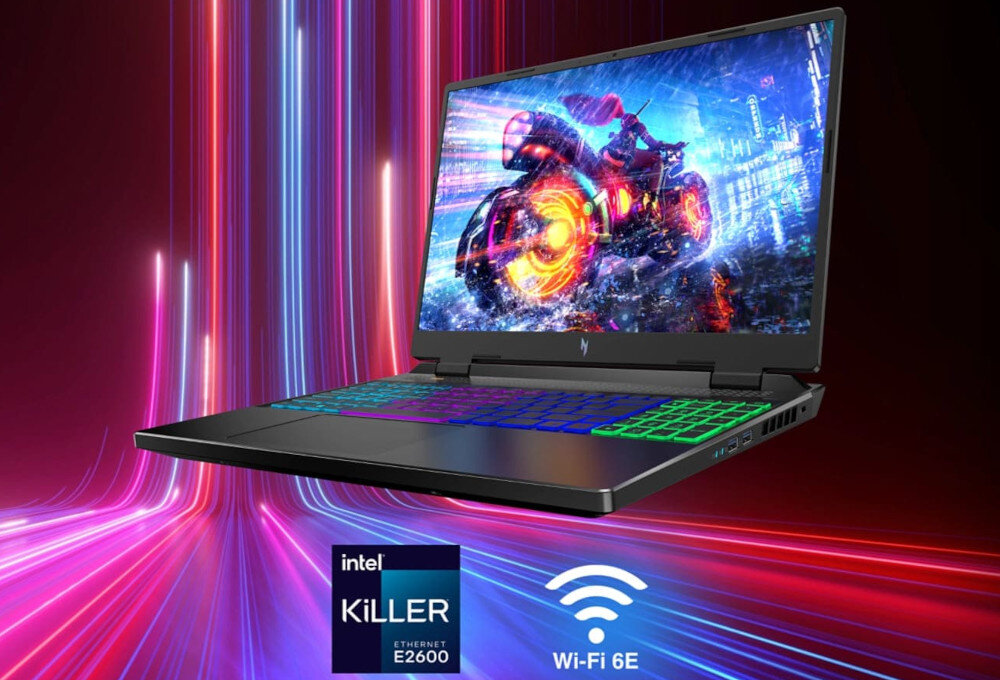 Laptop ACER Nitro AN17-41-R5P8 Internet łączność Wi-Fi Ethernet
