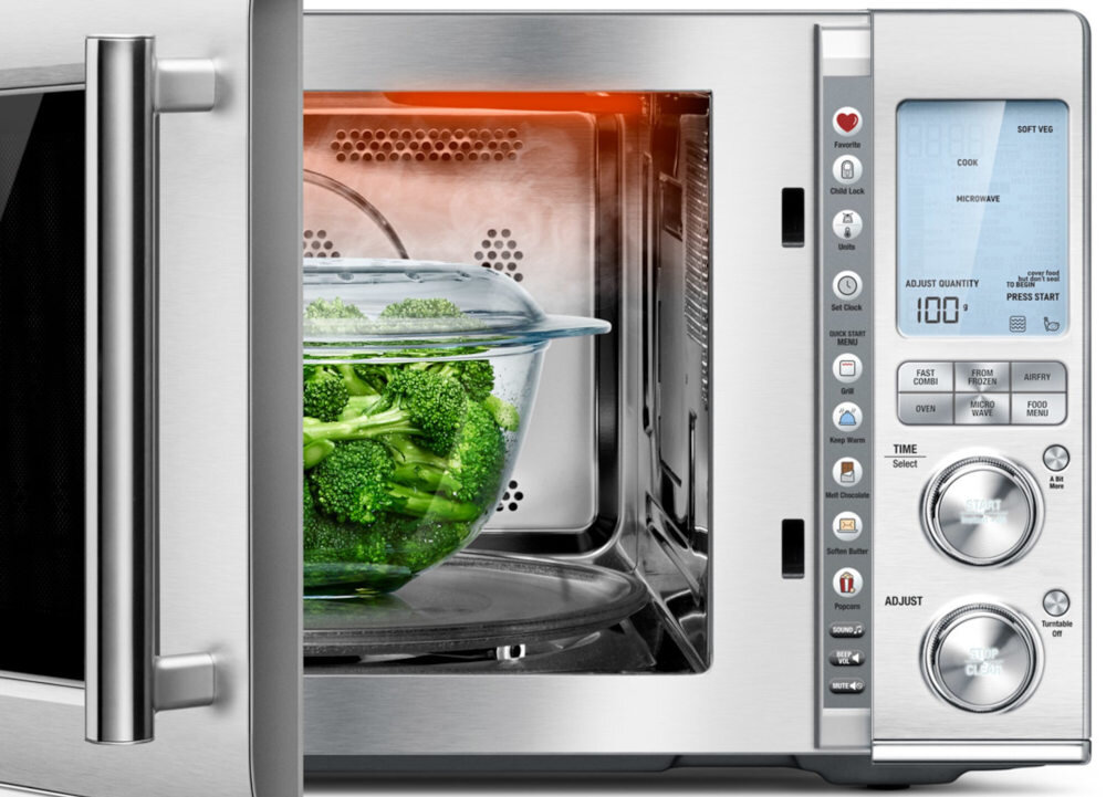 Kuchenka mikrofalowa SAGE The Combi Wave SMO870BSS4EEU1 funkcje podreczne automatyczne ustawienia