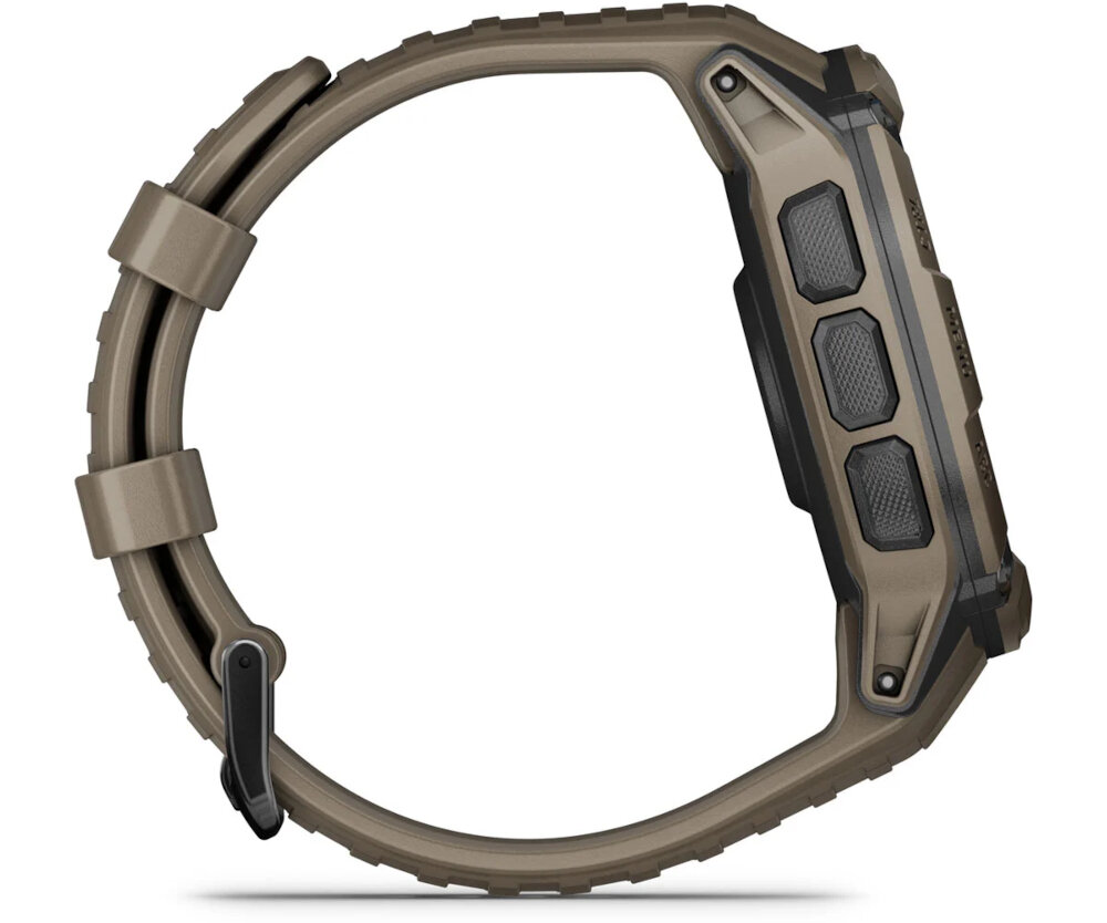 Zegarek sportowy GARMIN GARMIN Instinct 2X Solar Tactical Edition ekran bateria czujniki zdrowie sport pasek ładowanie pojemność rozdzielczość łączność sterowanie krew puls rozmowy smartfon aplikacja