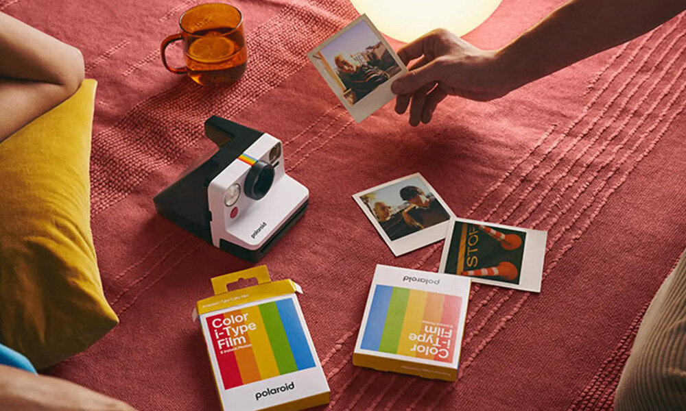 POLAROID Now Gen 2 Instant Camera E-box Чорні сумісні відео підтримують зарядний порт