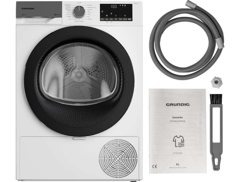 Suszarka GRUNDIG GT76724GP elementy zestaw
