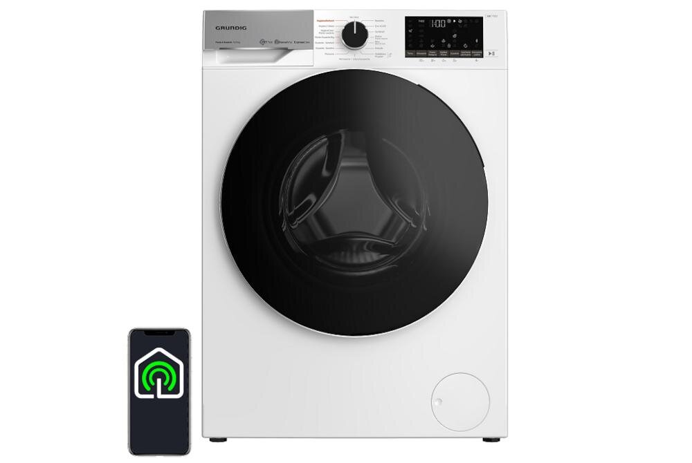 GRUNDIG GD7P5104427WPB sterowanie zdalne ustawienia pranie parametry diagnoza problemy bluetooth