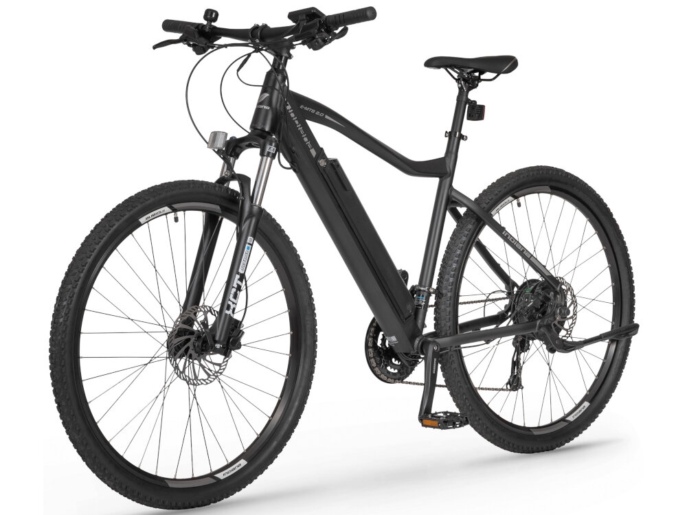 Rower elektryczny INDIANA E-MTB 2.0 M19 29 cali męski Czarno-szary rama 19-calowa aluminiowa odporna na korozje rower jest bardzo zwinny lekki latwo go podniesc wybór rozmiaru ramy Twój wzrost mierzony w zrelaksowanej pozycji typ roweru kalkulator rozmiaru ramy