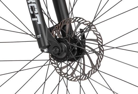 Rower elektryczny INDIANA E-MTB 2.0 M21 29 cali męski Czarno-szary podstawa bezpieczenstwa kadego rowerzysty hamulce tarczowe hydrauliczne duza sila hamowania dzialja w kazdych warunkach pogodowych i na kazdej trasie plyn hamulcowy precyzyjne okreslenie mocy hamowania