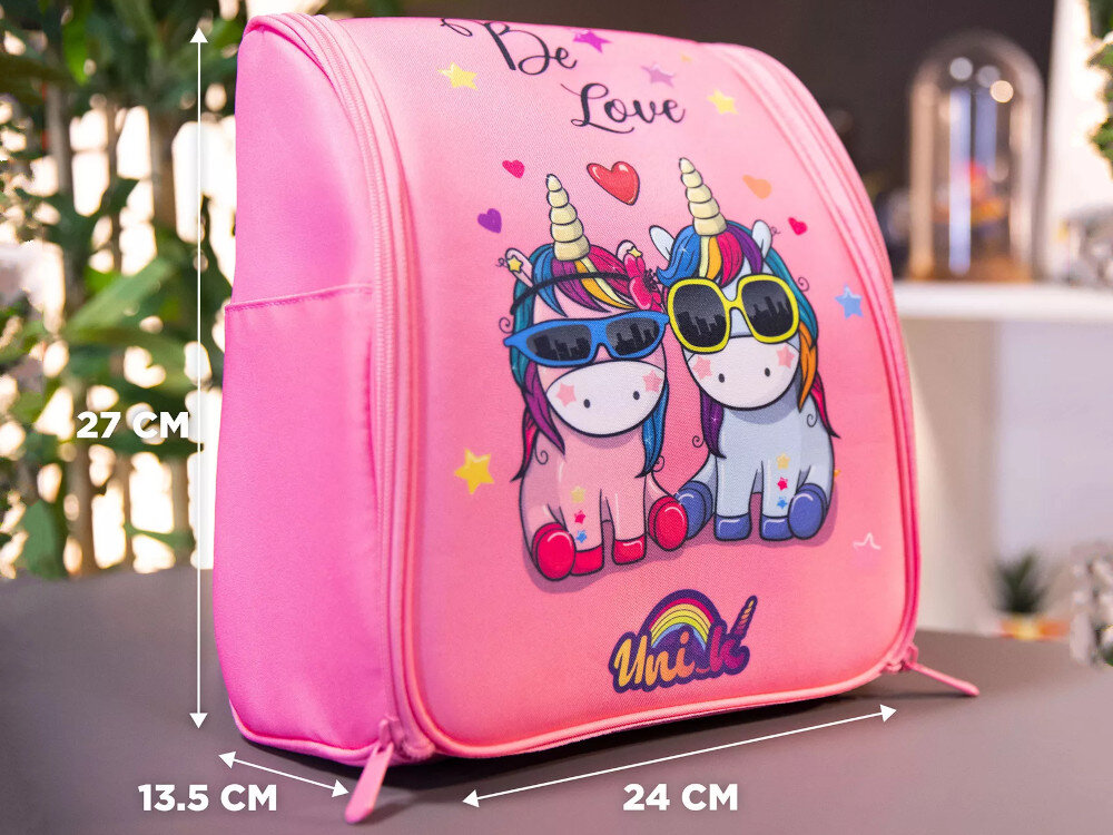 Plecak KONIX Unicorn Be Love Różowy przeznaczenie cechy zalety