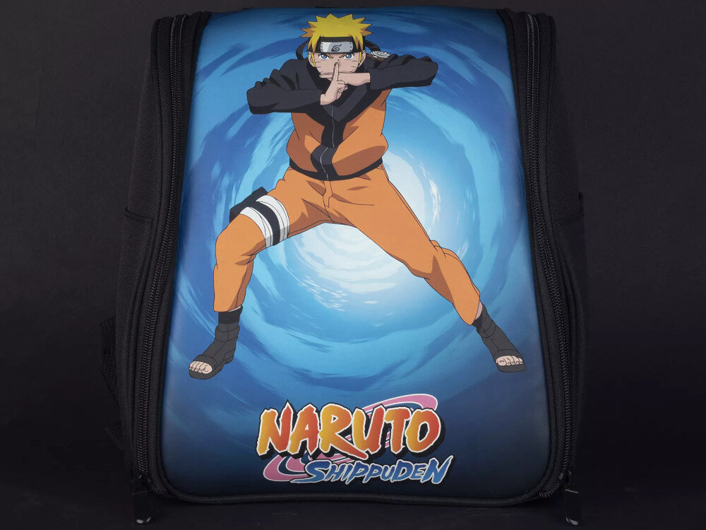 Plecak KONIX Naruto Czarno-niebieski wygoda paski regulacja zamek
