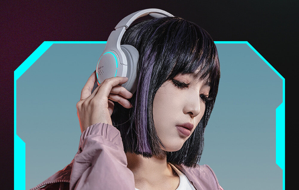 Słuchawki EDIFER Hecate G2BT przetworniki jakość dźwięk pracy komunikacja podświetlenie RGB połączenie ergonomia dopasowane 