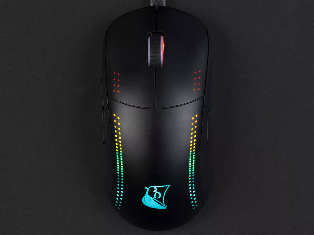 Mysz KONIX Drakkar Asgard RGB czułość sensor regulacja rozdzielczość