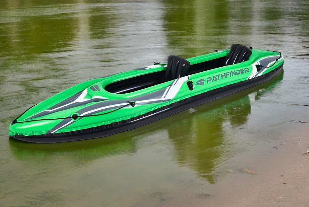Kajak JILONG Pathfinder 2 osoby pompowany oparcie uchwyty