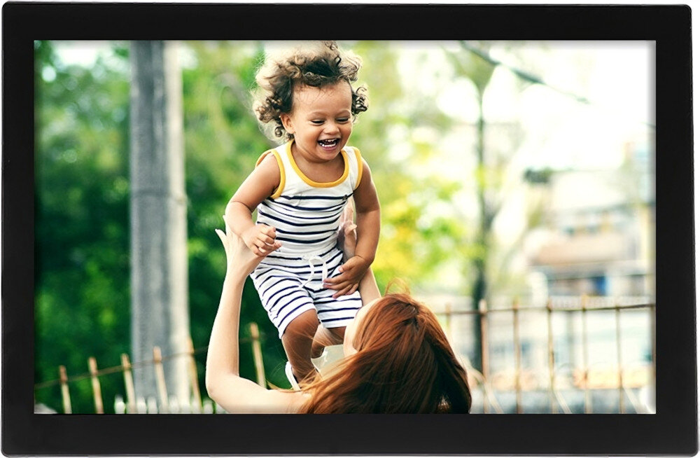Ramka cyfrowa DENVER Frameo PFF-1037B Czarny przekątna ekran rozdzielczość