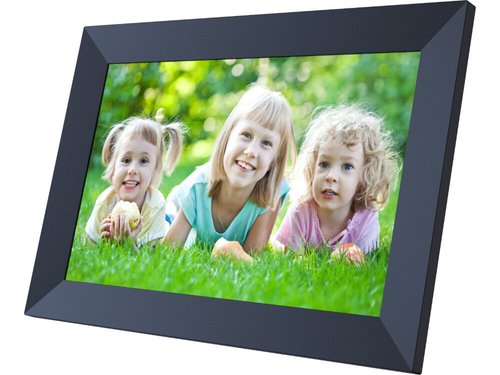 Ramka cyfrowa DENVER Frameo PFF-1053B Czarny wyłączanie funkcje czas zmiana rotacja