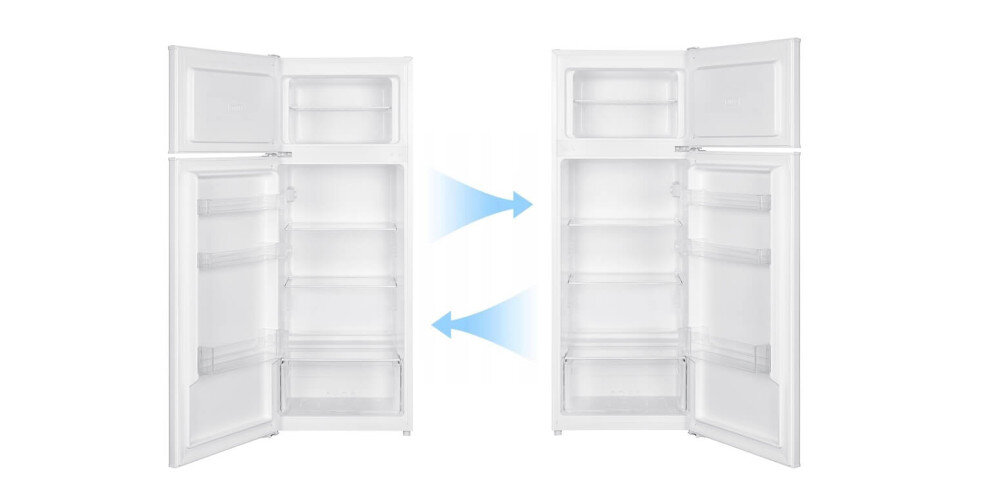 LODÓWKA SMITH&BROWN SFTF-211-WF3 zmiana kierunku otwierania drzwi lewo prawo