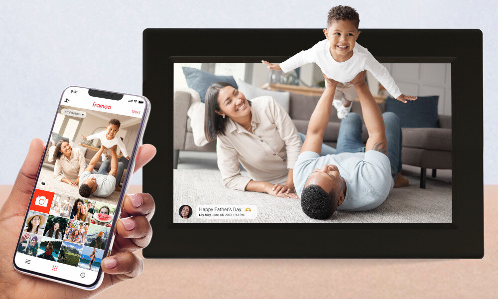 Ramka cyfrowa DENVER PFF-1514BMK2 Czarny aplikacja łączność Wi-Fi