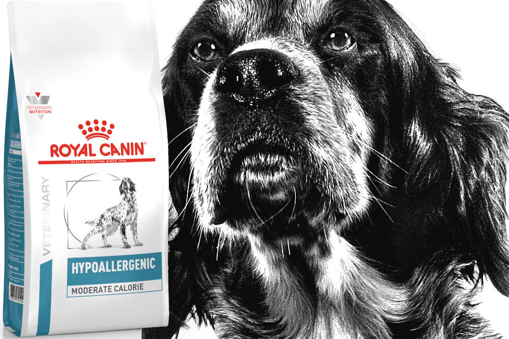 Karma dla psa ROYAL CANIN Hypoallergenic Moderate Calorie 1,5 kg naturalne składniki