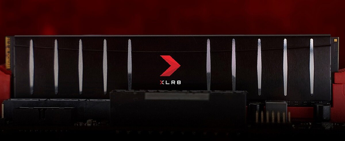 Pamięć RAM PNY XLR8 LP 16GB 3600MHz PC gaming rozgrywki komputer oszczędność energia radiator wydajność moc wyposażenie