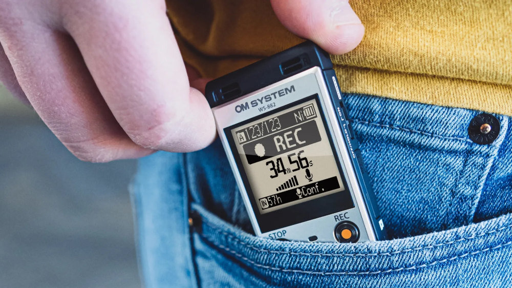 Dyktafon OLYMPUS WS-882  - wymiary