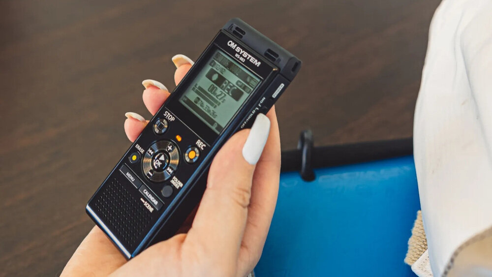 Dyktafon OLYMPUS WS-883 - mikrofony