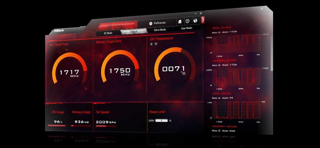 Karta graficzna ASROCK Radeon RX 6800 XT Phantom Gaming OC 16GB - ASRock Tweak 