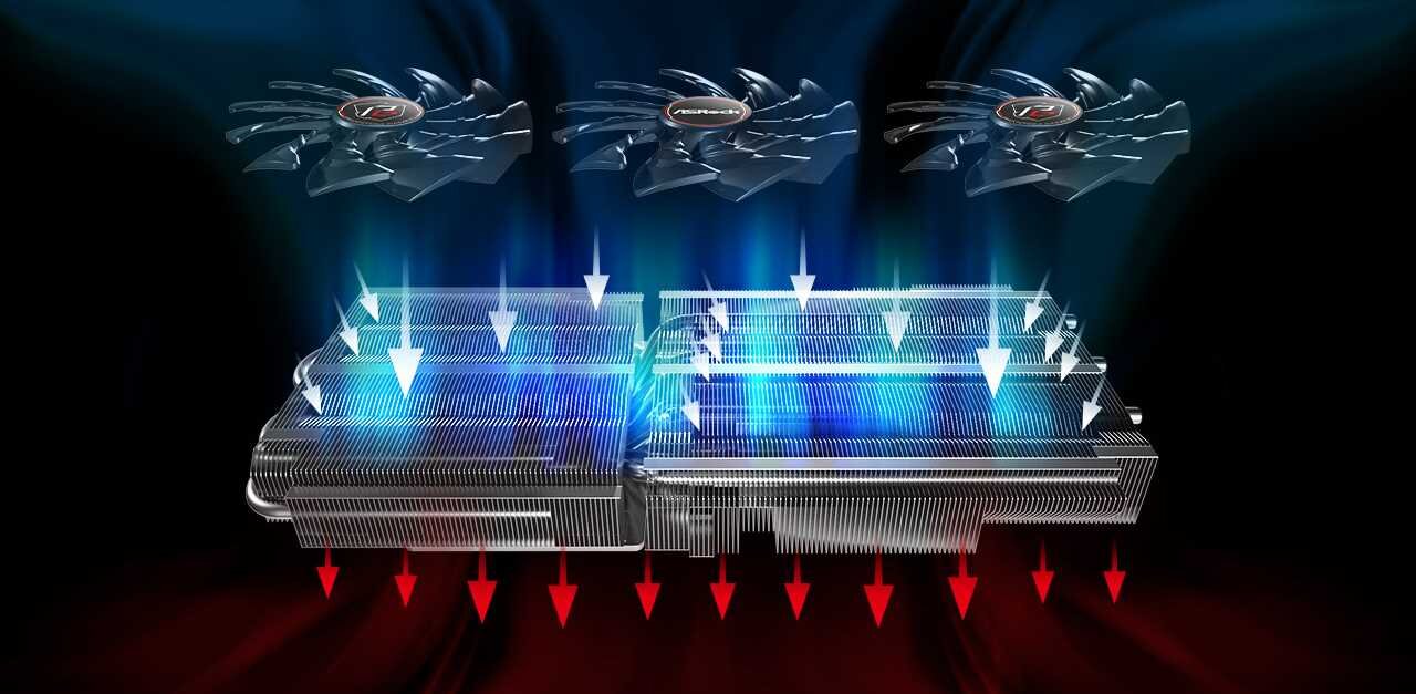 Karta graficzna ASROCK Radeon RX 6800 XT Phantom Gaming OC 16GB - 3X