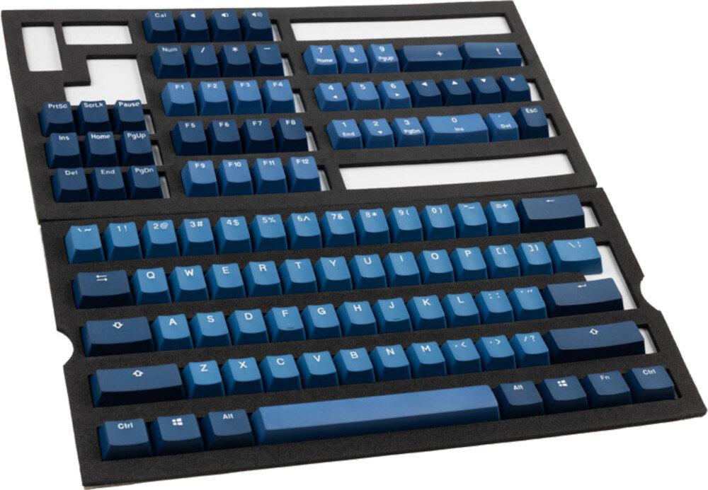 Klawisze DUCKY Good in Blue PBT kolory wygląd tworzywo materiał