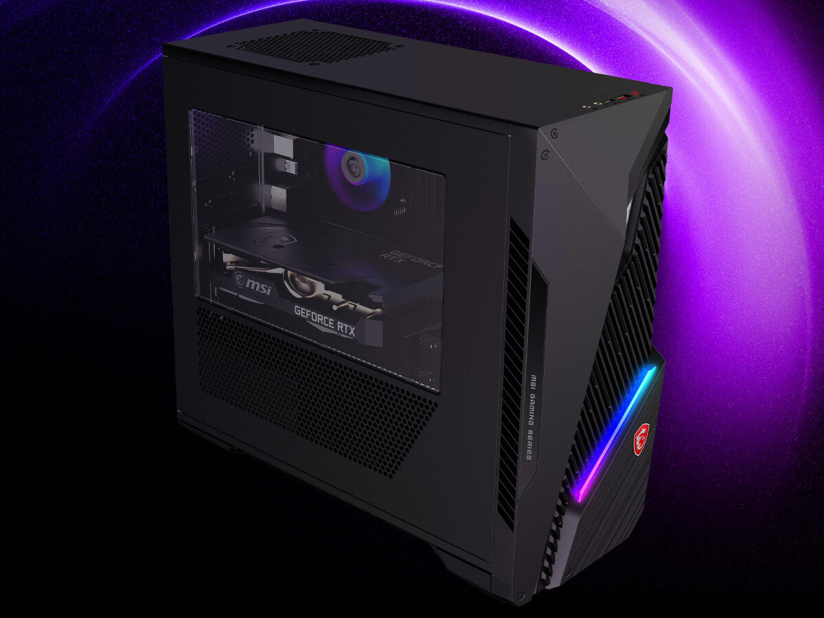 Komputer MSI Mag Infinite S3 13NUE-826PL panel boczny design wygląd wnętrze