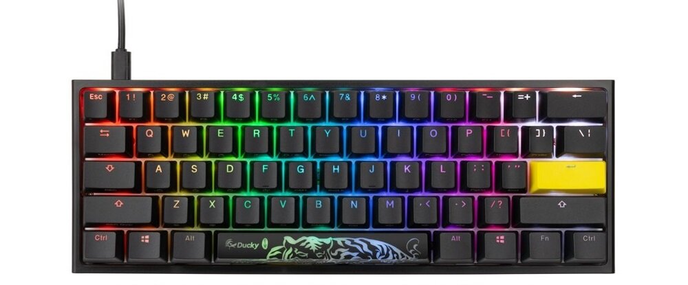 Klawiatura DUCKY One 2 Pro Mini dla pasjonatów Precyzyjna Minimalistyczny design Oświetlenie RGB wydajność