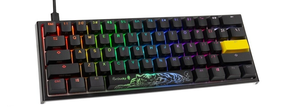 Klawiatura DUCKY One 2 Pro Mini dla pasjonatów Precyzyjna Minimalistyczny design Oświetlenie RGB wydajność