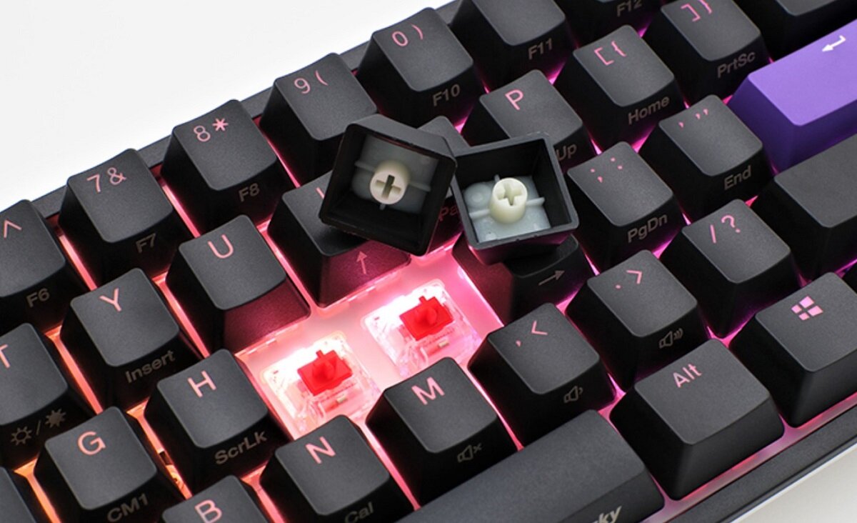 Klawiatura DUCKY One 2 Pro Mini dla pasjonatów Precyzyjna Minimalistyczny design Oświetlenie RGB wydajność