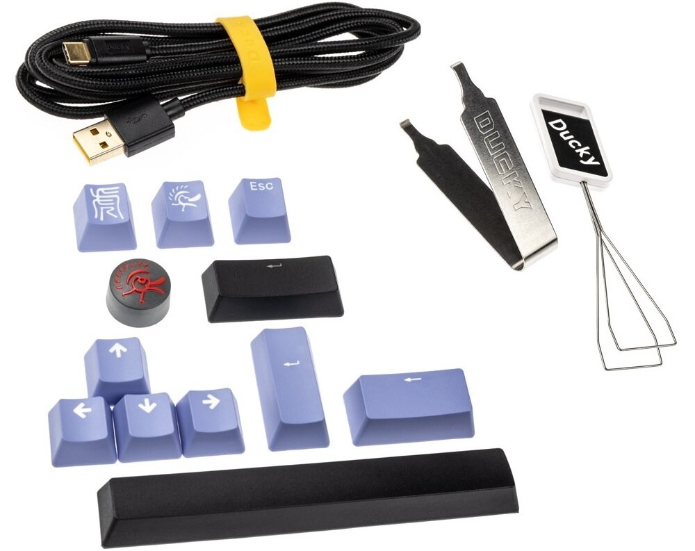 Klawiatura DUCKY One 3 SF Classic Cherry MX Minimalistyczna elegancja Niezawodność funkcjonalność Nakładki PBT szybkie działanie wydajność Odporność Autentyczna akustyka Odłączany port USB Design