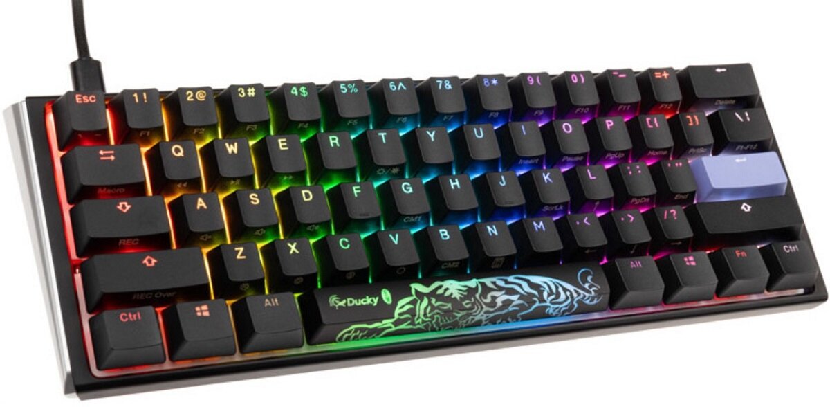Klawiatura DUCKY One 2 Pro Mini dla pasjonatów Precyzyjna Minimalistyczny design Oświetlenie RGB wydajność