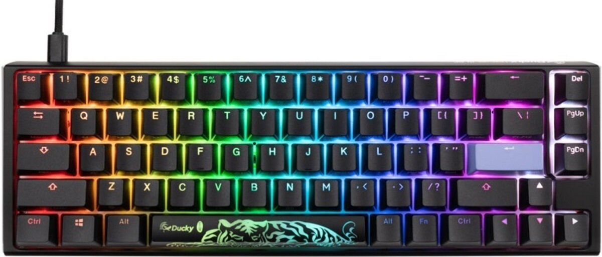 Klawiatura DUCKY One 3 SF Classic Cherry MX Minimalistyczna elegancja Niezawodność funkcjonalność Nakładki PBT szybkie działanie wydajność Odporność Autentyczna akustyka Odłączany port USB Design